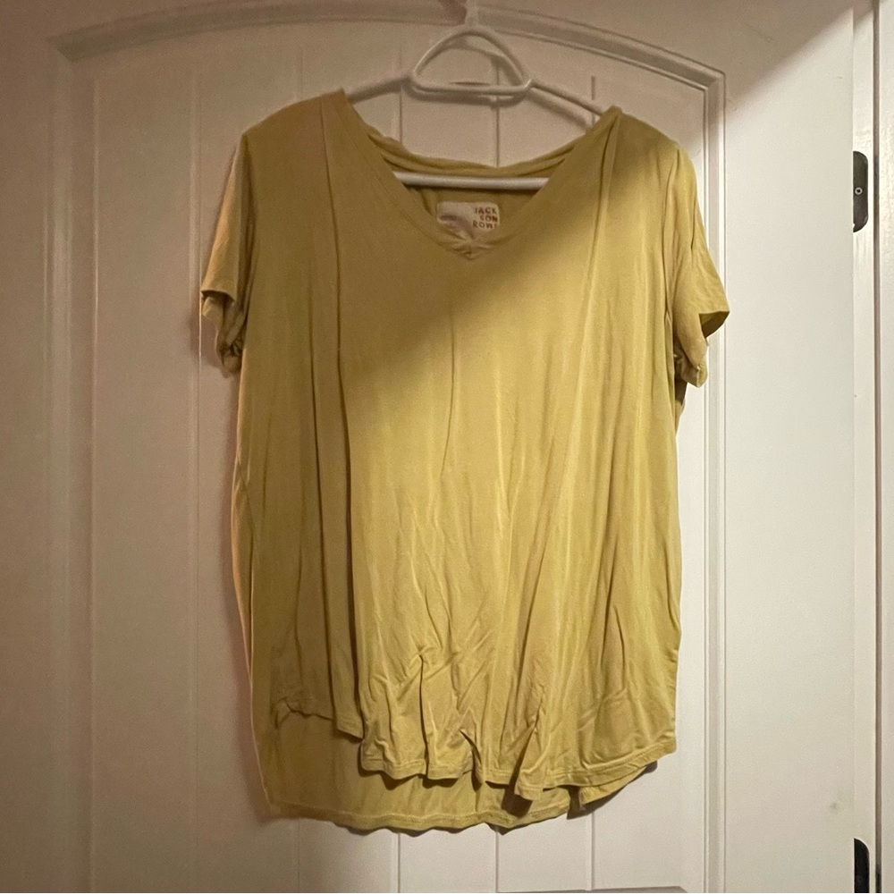 Jackson Row Tee - Mustard